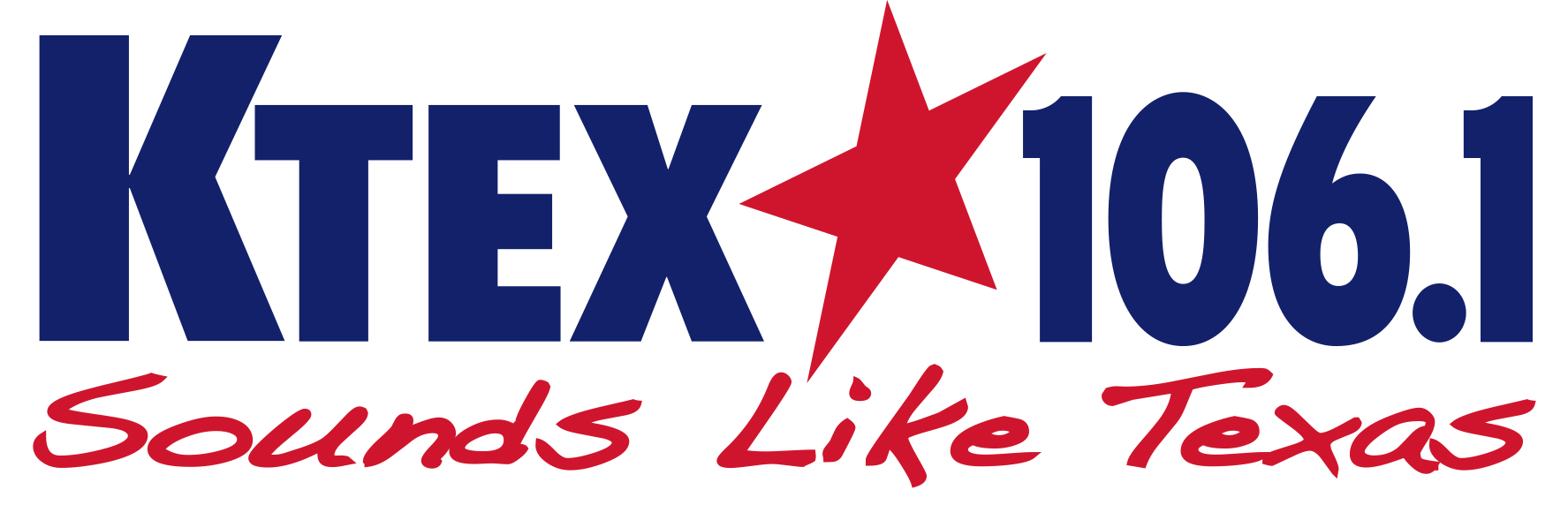 KTEX 106.1 Sounds like Texas - Logo