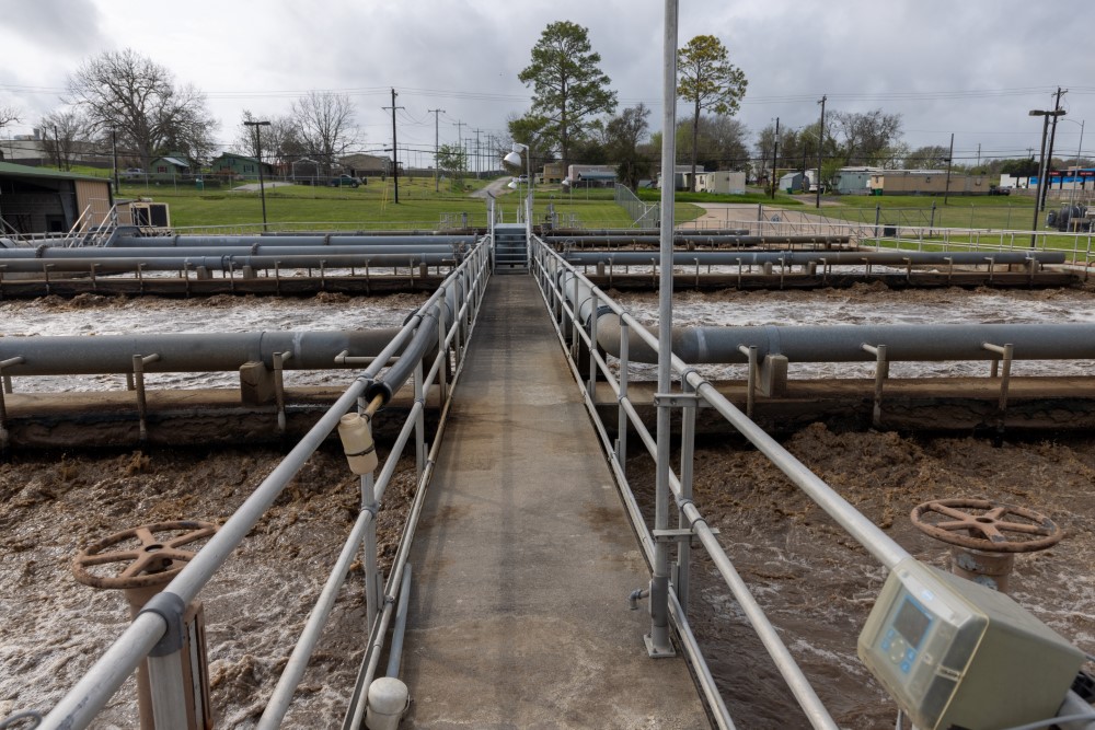 Waste Water Treatment Aeration Basin