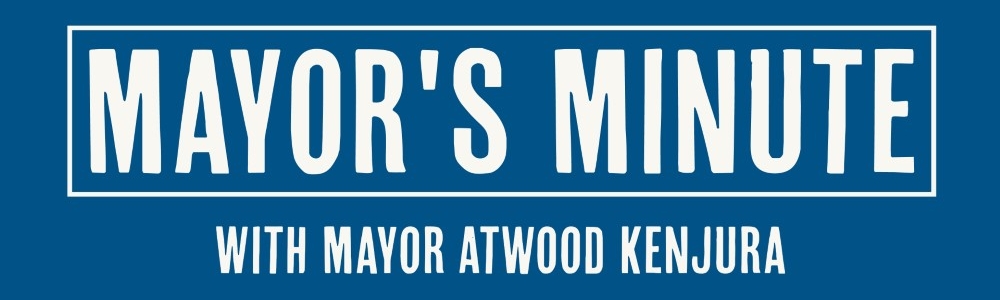 mayors minute with mayor Kenjura - logo