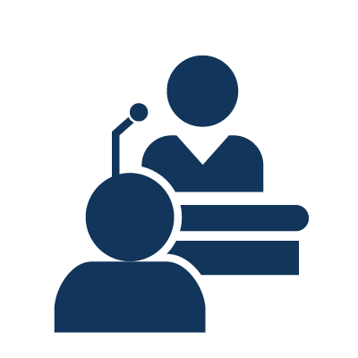 appearing-in-court icon