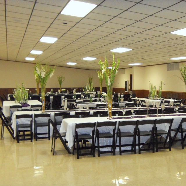 Fireman's Training Center - Party/Wedding setup