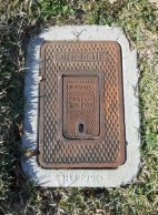 water meter cover without radio bump - before AMI