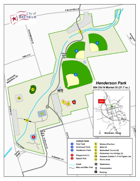Map of Henderson Park - thumbnail
