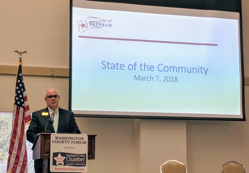James Fisher - State of the Community - March 7, 2018 - City of Brenham